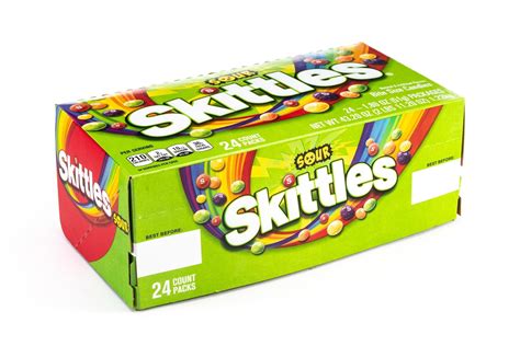 Skittles Sour Bite Size Candy Assorted Flavor Bulk Box (1.80 oz, 24 ct ...