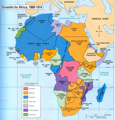 Mapa Mapas Del Colonialismo E Imperialismo Europeo Africa Map Map ...