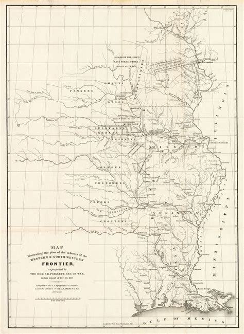 Map illustrating the plan of the defences of the Western & North-Western Frontier... – New World ...