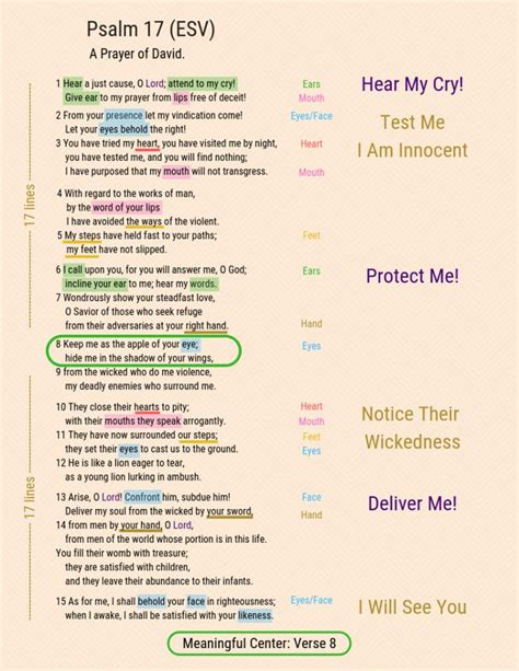 Psalm 17 | Psalm 17, Psalms, Bible study scripture