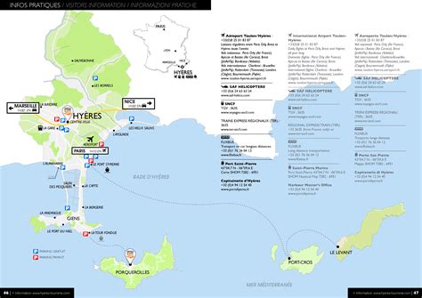 Hyères area map