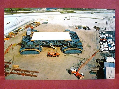 Postcard FL Kennedy Space Center NASA Crawler Transporter 1 Apollo Saturn V / HipPostcard