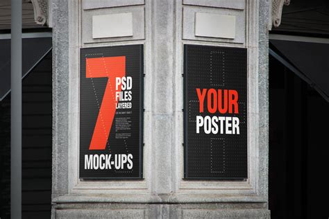 Urban Poster Mock-up (357428) | Mockups | Design Bundles