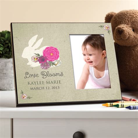 This unique personalized picture frame will let your little one know ...