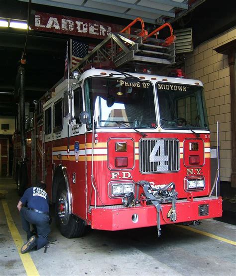 NYFD - New York Fire Truck by Rosie Brown | Fire trucks, Fire station, Fire rescue