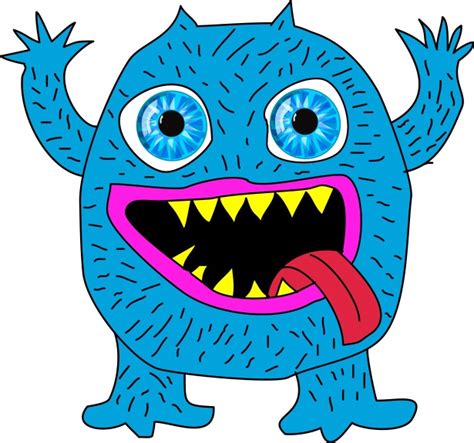 Blue Monster Free Stock Photo - Public Domain Pictures