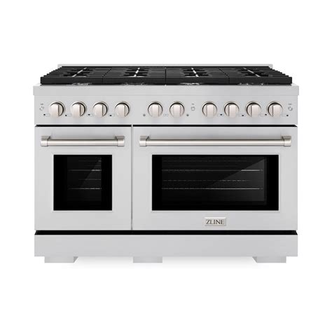 Paramount 48" Range with Gas Cooktop and Double Gas Oven (SGR48 ...