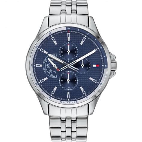 Tommy Hilfiger Gents Blue Face Chrono Watch - Men's Watches from Faith ...