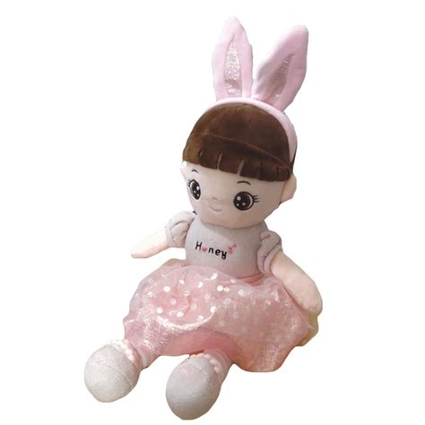 Pink and Brown Unisex Honey Doll Plush Toy, 800g, 4 Years at Rs 344/piece in Bhilwara