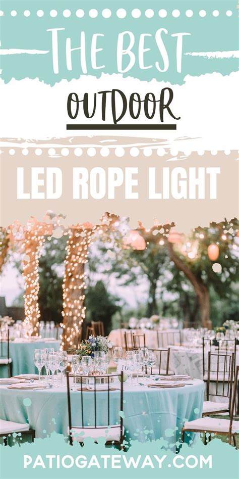 Best Outdoor LED Rope Lights - Patio Gateway