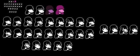 (Deltarune) Susie Talk Sprites by https://www.deviantart.com ...