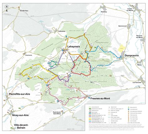 La carte des sentiers 2022-2023 - Vent des Forêts