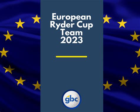 European Ryder Cup Team 2023 - Golf Betting Club