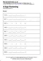 Partitioning Numbers Worksheet Pdf - Goimages Mega