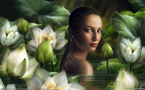 Download Woman Artistic HD Wallpaper by Kuang Hong