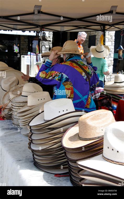 Cowboy hats, Texas, USA Stock Photo - Alamy