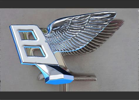 3D Printed Bentley hood ornament. Flying B mascot by Am15 | Pinshape