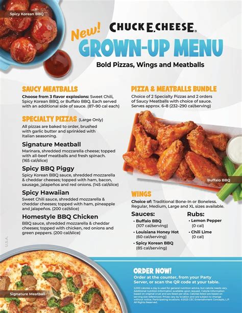 Chuck E. Cheese Has a NEW ‘Grown-up’ Menu and We’re Irrationally ...