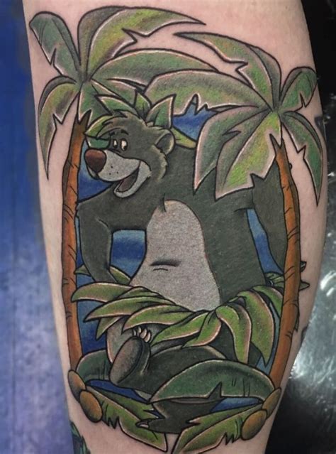 10+ Best Baloo Tattoo Ideas | PetPress | Tattoos, Animal tattoo, Sloth bear