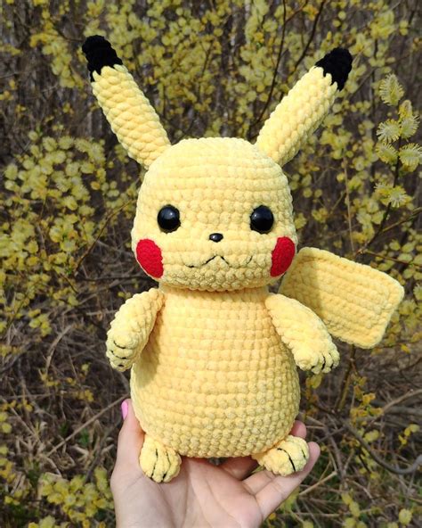 PIKACHU CROCHET PATTERN Detective Pikachu Amigurumi Pdf | Etsy