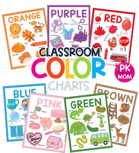 Preschool Color Charts - Preschool Mom