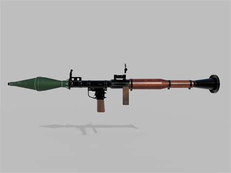 ArtStation - RPG - Rocket Launcher 3d Model