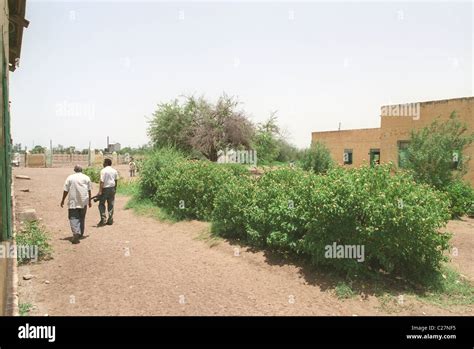 British colonial architecture in Barakat, Wad Madani, Sudan Stock Photo ...