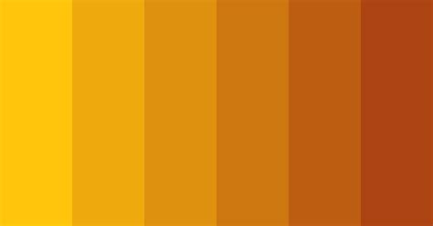 Yellow To Brown Gradient Color Scheme » Brown » SchemeColor.com