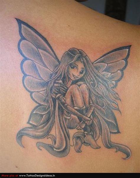 Angel Butterfly Tattoo Picture & Designs