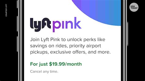 Lyft Pink: Rideshare app coming out with a new monthly membership