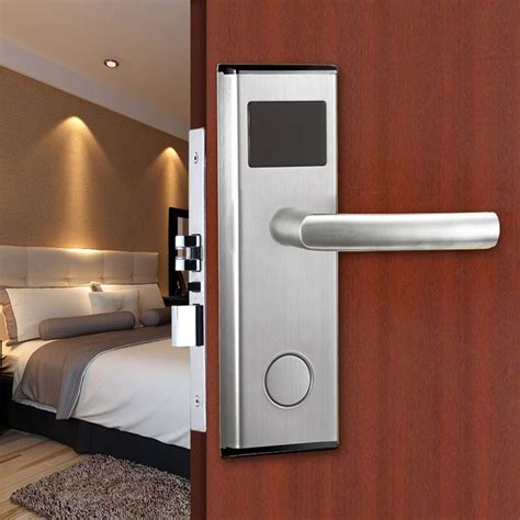 Stainless Steel Intelligent RFID Lock Digital Card Key Hotel Door Lock ...