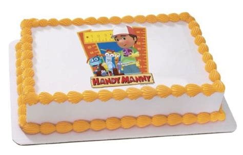 Disney's Handy Manny & Friends Image Edible Cake Topper Frosting Sheet ...