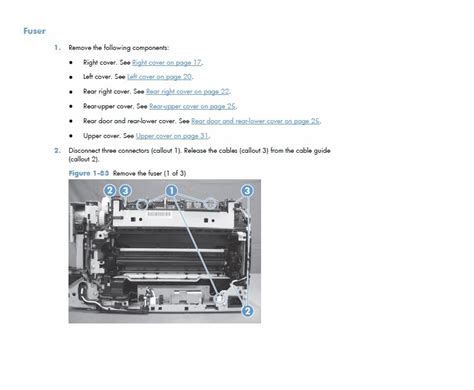 Solved: Tutorial to access fuser - HP Support Community - 6423410