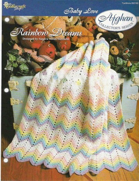 Vintage EASY Rainbow Baby Afghan Crochet Pattern Pdf Instant | Etsy