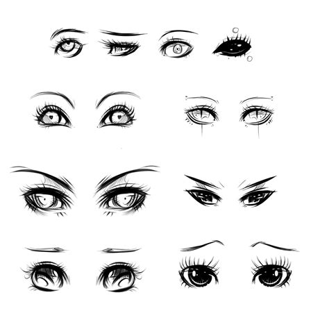 eyes ref by *ryky on deviantART ...If I could only draw some eyes ...