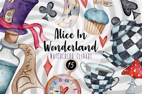 Alice In Wonderland Clip Art Tea Party