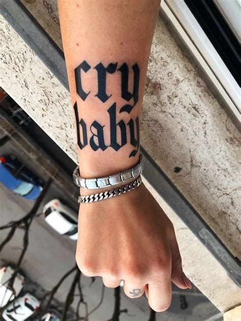 cry baby 💦 | Baby tattoos, Enough tattoo, Tattoos