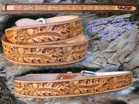 Custom leather belts, Tooled leather belts, Western Belts