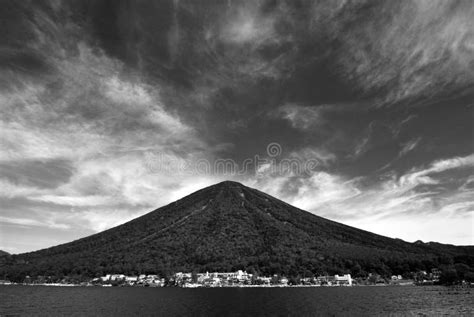 Old volcano stock image. Image of japan, volcano, lake - 15783137