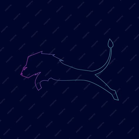 Premium Vector | Lion outline logo