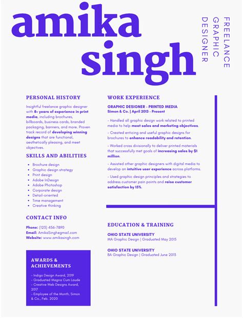 How to create a freelance graphic designer resume that lands you gigs ...