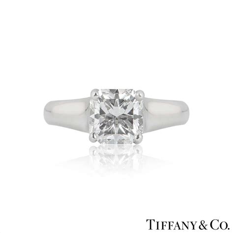 Tiffany & Co. Lucida Cut Diamond Ring 1.61ct H/IF | Rich Diamonds