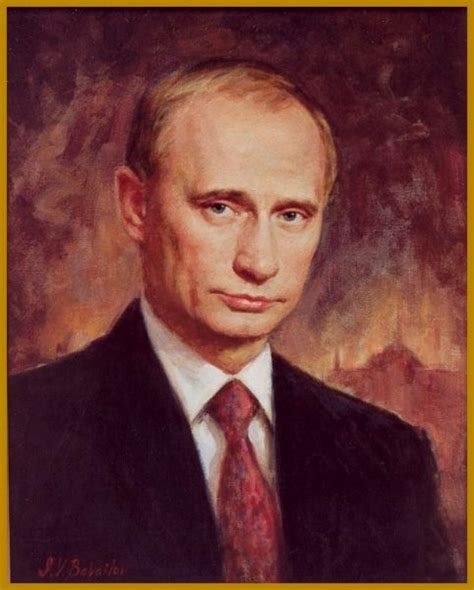 Official Portrait of President Putin, by Igor Babailov