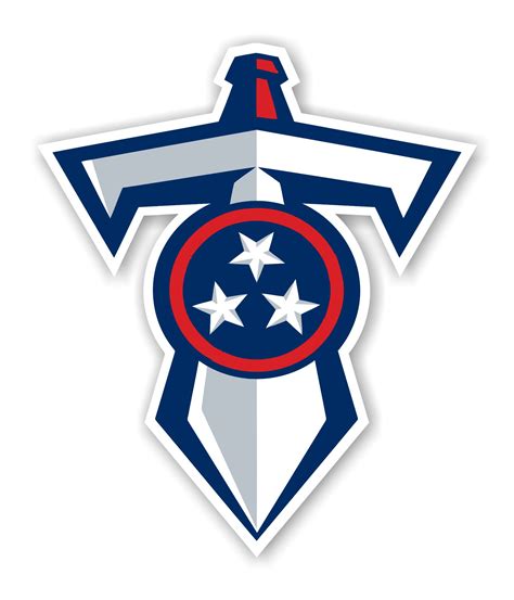 Tennessee Titans "Sword" Precision Cut Decal / Sticker