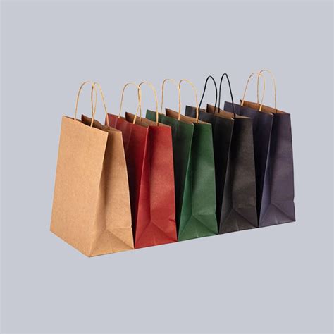 Custom Printed Paper Bags Handle Bag Personalized Paper Bags With Your Own Logo - paperbags-eco