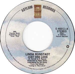 Linda Ronstadt - Just One Look (1978, Vinyl) | Discogs