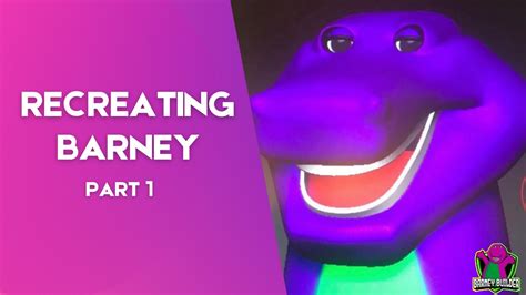 Building Barney's Head Part 1 | 1988 Barney Costume Build - YouTube