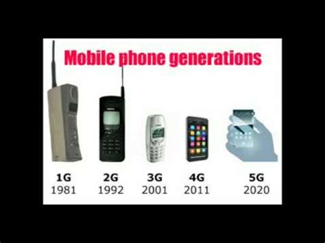 Mobile phone generations - YouTube