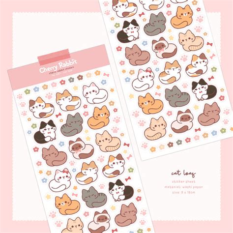 Cat Loaf Sticker Sheet