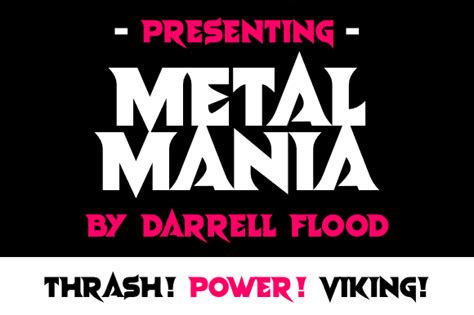 Metal Mania Font | dafont.com